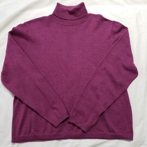 Pendleton Long Sleeve Turtleneck XL Purple